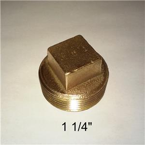 1 1/4 Brass Plug